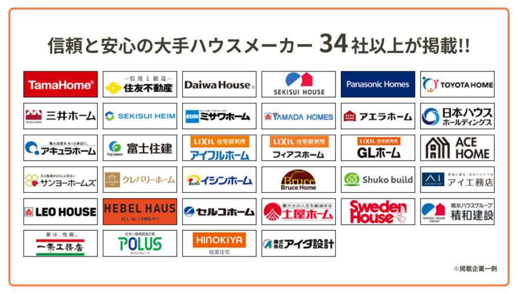 大手ハウスメーカー一覧
